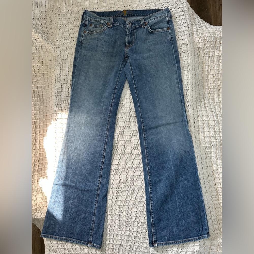 Seven 7 For All Mankind DARK  Blue jeans Style U076055U-055U Cut# 703917 Sz 31